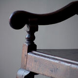 19th century oak settle bench