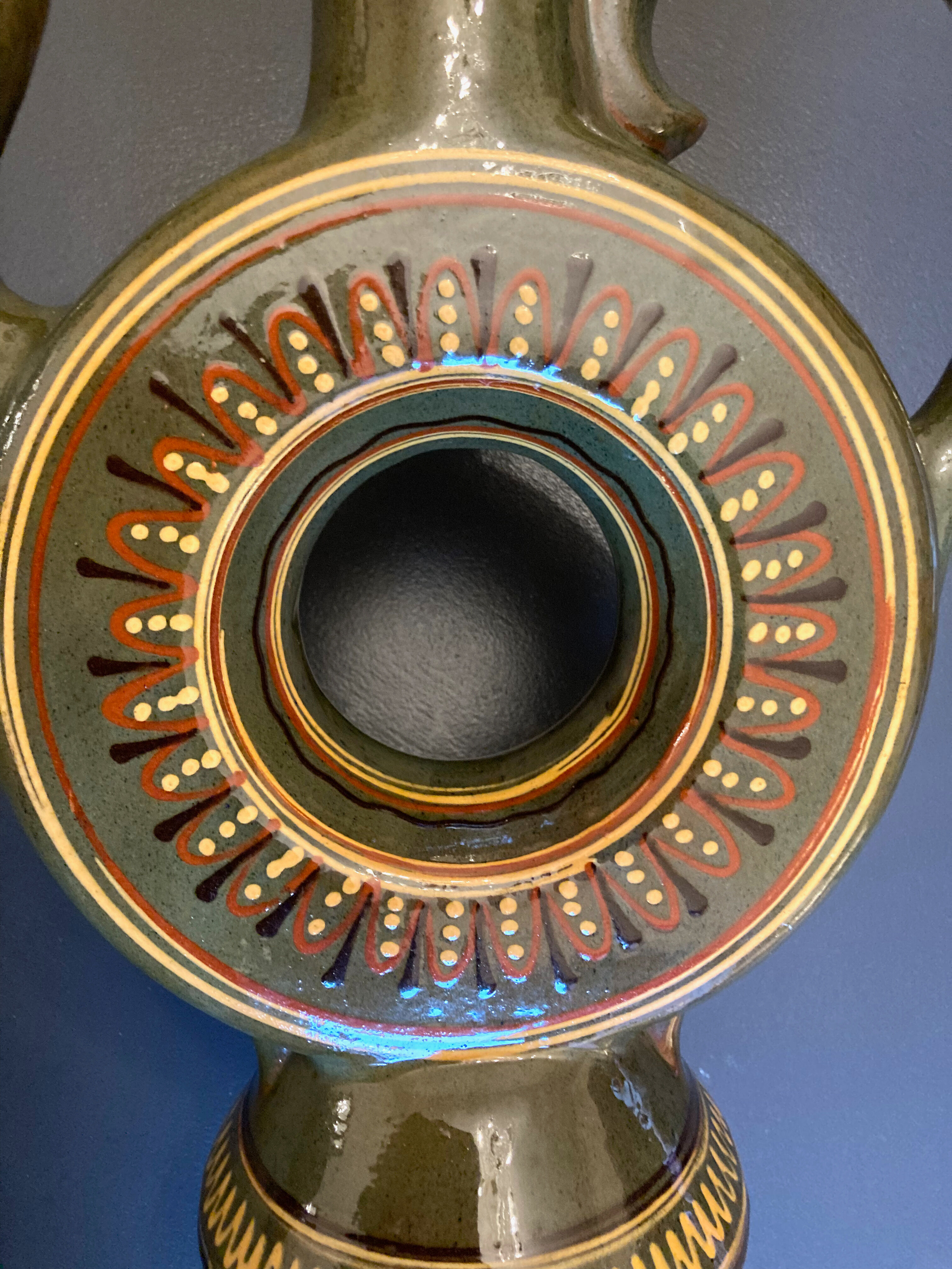 Earthenware ring coffee maker