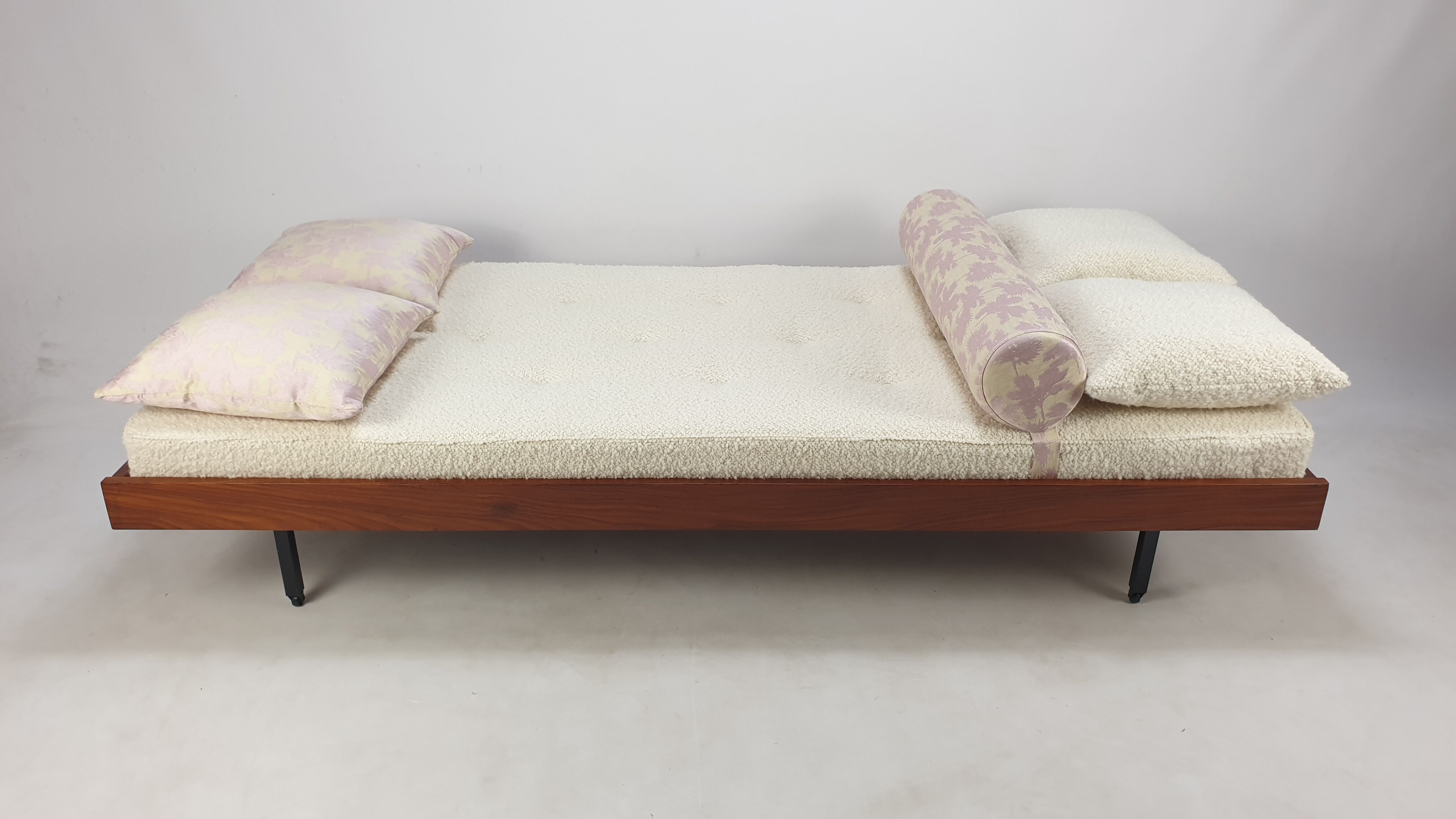 Teak Daybed with Dedar Cushions, 1960s