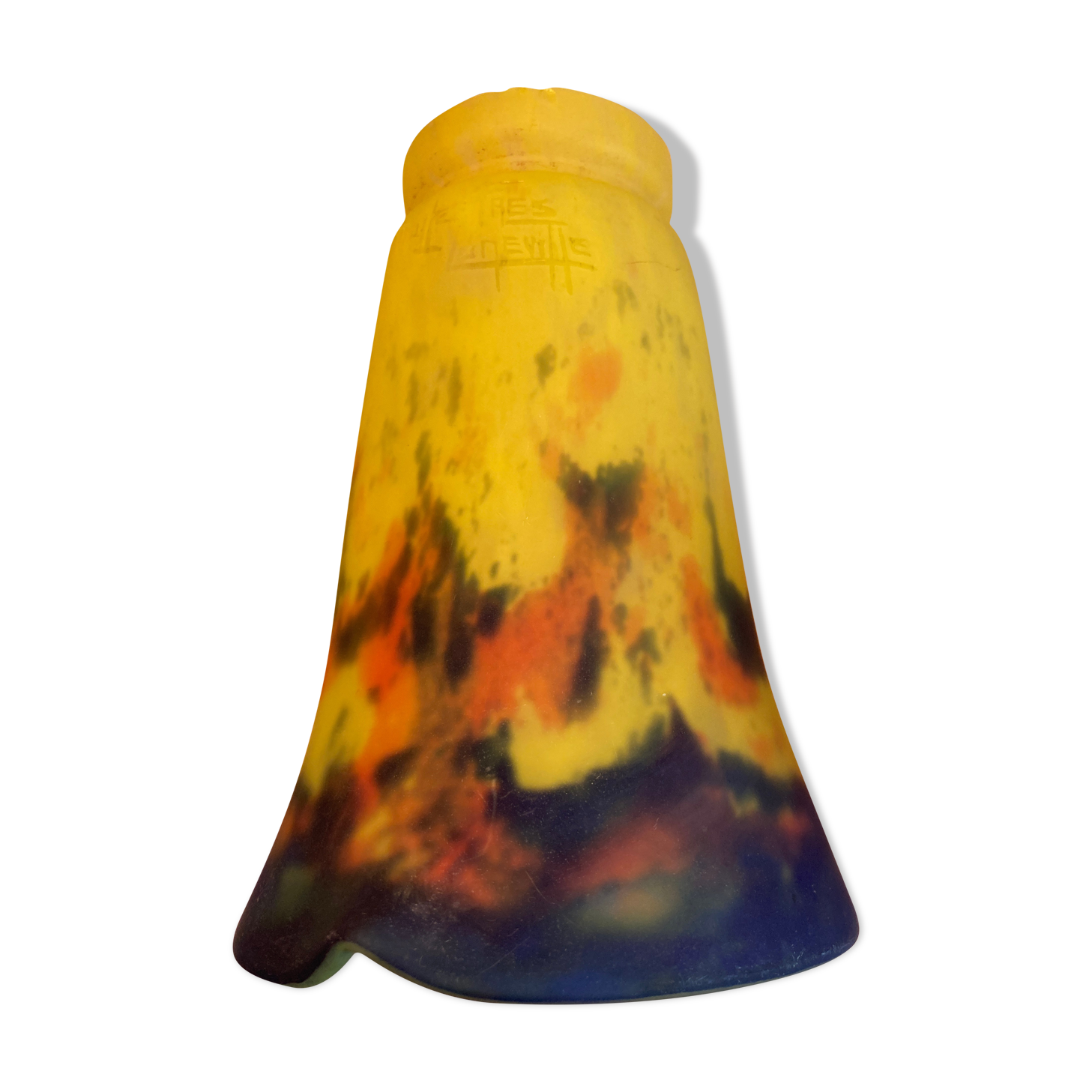 Tulip art deco by Muller Brother Lunéville