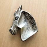 Brass horse bowl