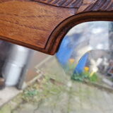 Bevelled art deco mirror 73x65 cm