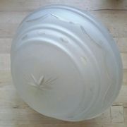Globe de lampe vintage soucoupe