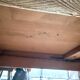 Antique gym bench in Havana leather and solid wood – 170 cm