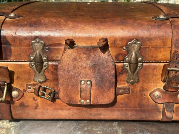 Valise, valise en cuir, 1910-1920