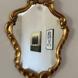 Miroir doré style baroque