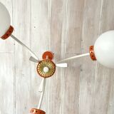 Vintage opaline globe lights