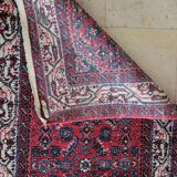 Hand-knotted wool Persian hallway rug