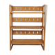 Folding bookcase shelf