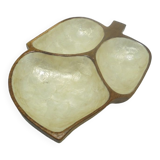 Wooden and mother-of-pearl pocket emptier