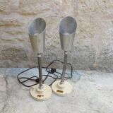 Cogit pair of vintage lamps, workshop, loft, lab, 1950s/60s