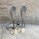 Cogit pair of vintage lamps, workshop, loft, lab, 1950s/60s