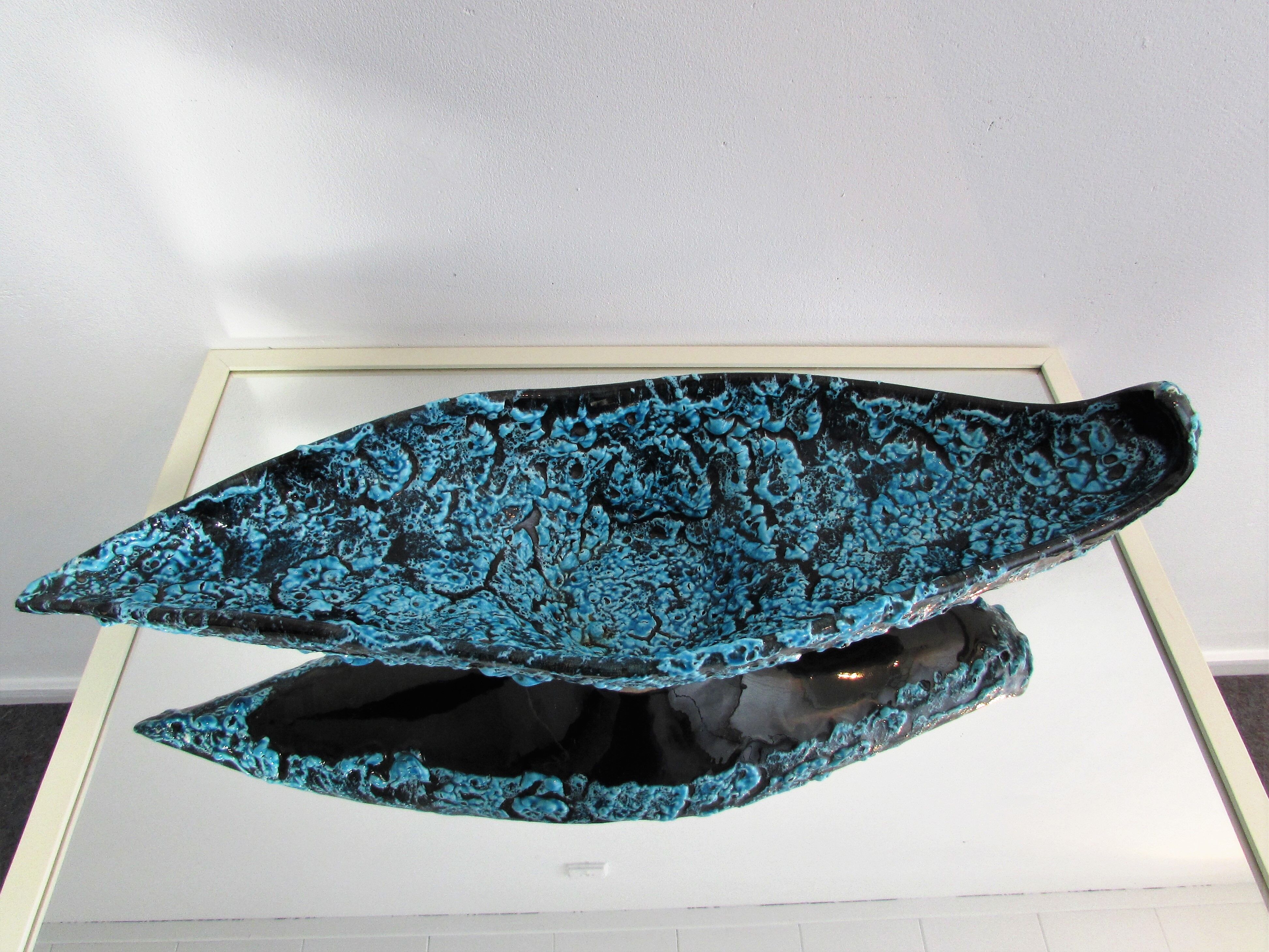 Large vintage ceramic bowl 1960's