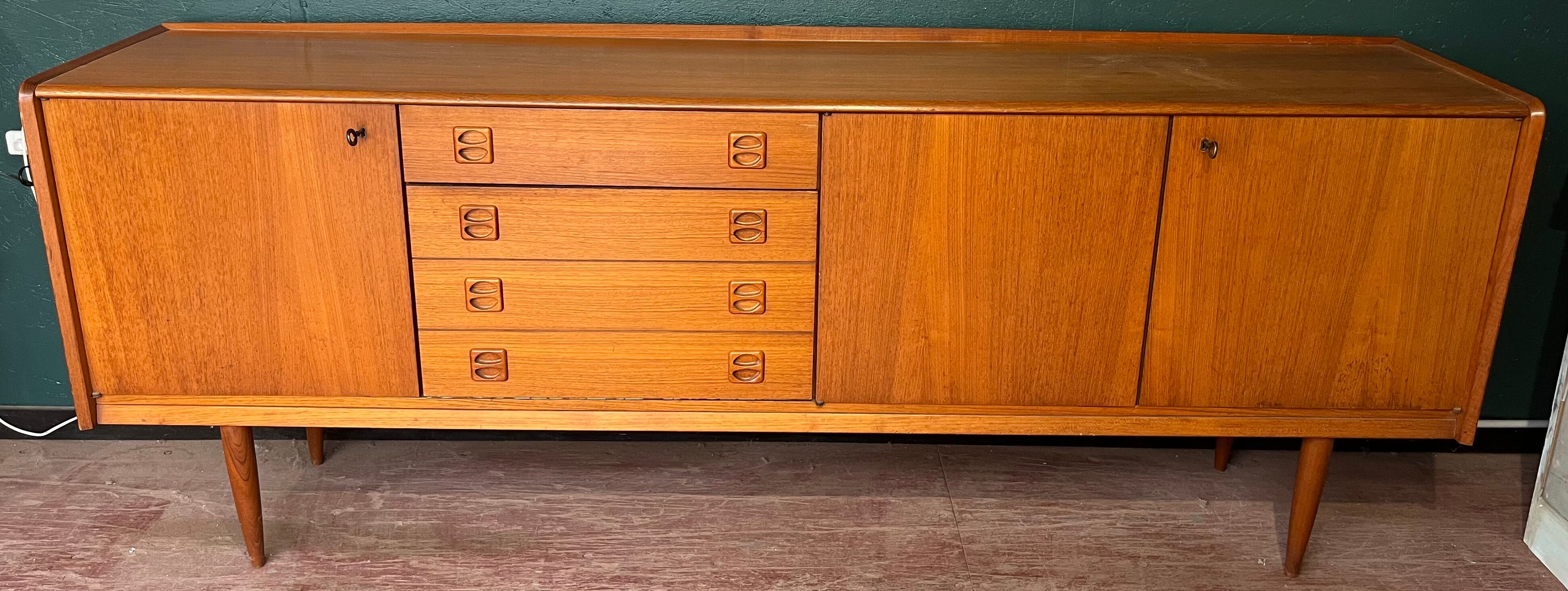 Scandinavian teak enfilade 1960