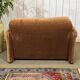 Maralunga armchair by Cassina, Gordon velvet in rust colour.