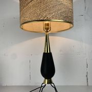 Grande lampe de table en laiton de style Stilnovo Spoutnik du milieu du siècle, États-Unis, années 1950