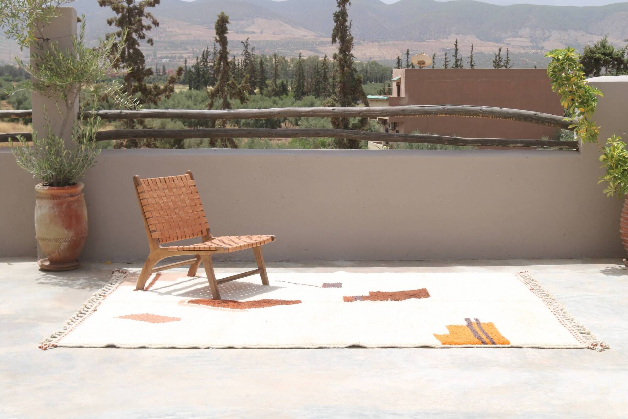 Grand tapis coloré fait main, 295 x 210 cm - G1079