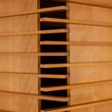 Eric Miomandre. Blond beech wardrobe. 20th century.