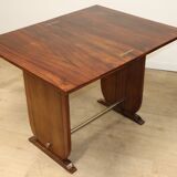 Art Deco “Portefeuille” style table in rosewood, 1950