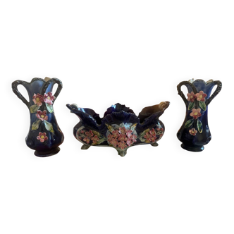 Planter and its 2 vases
