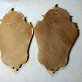 Pair of mirror style rockery 54x85 cm
