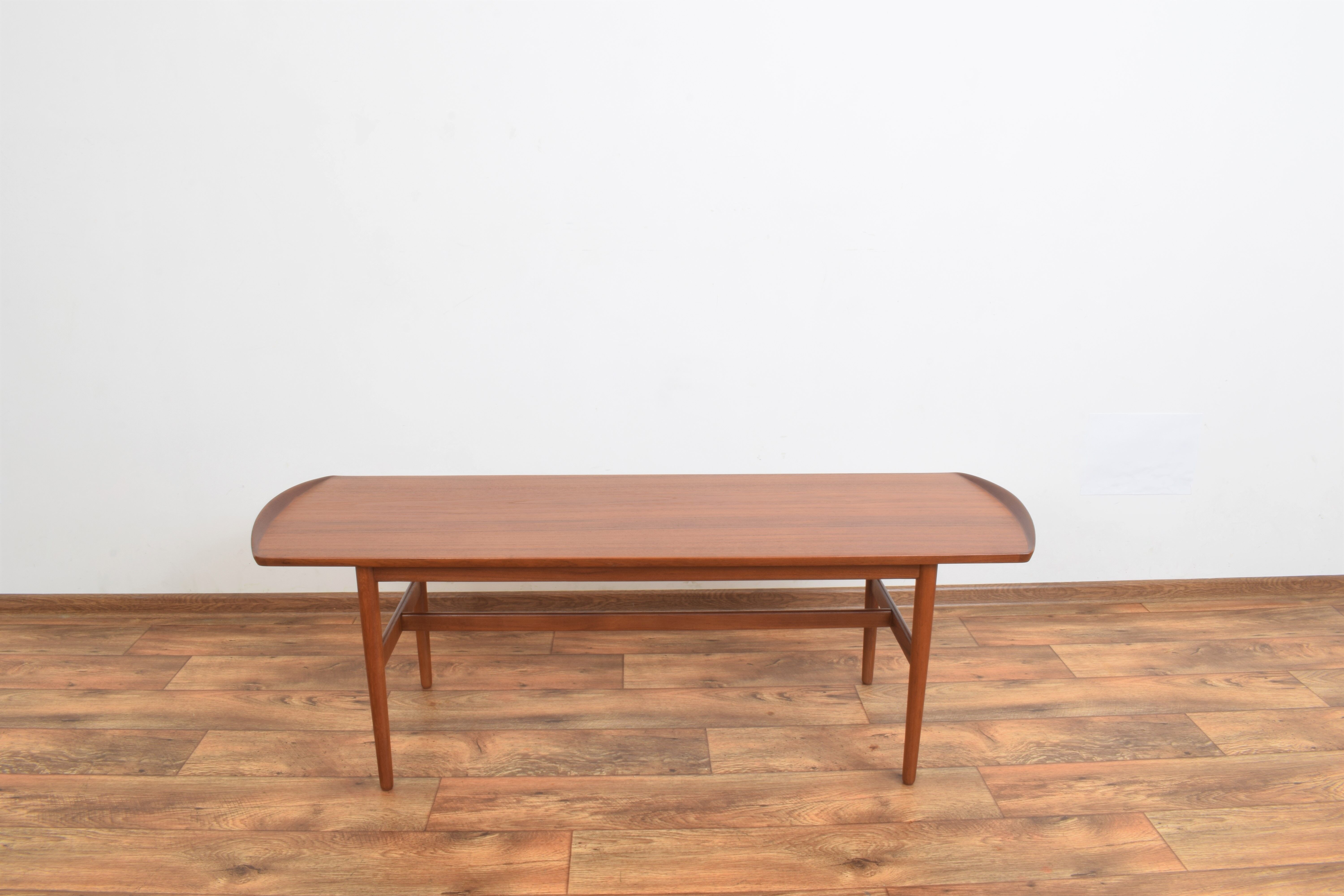 Mid-century danish teak coffee table from bovirke, 1960s.