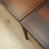 Table en palissandre, design danois, années 1970, production : Danemark