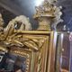 Golden mirror with doves