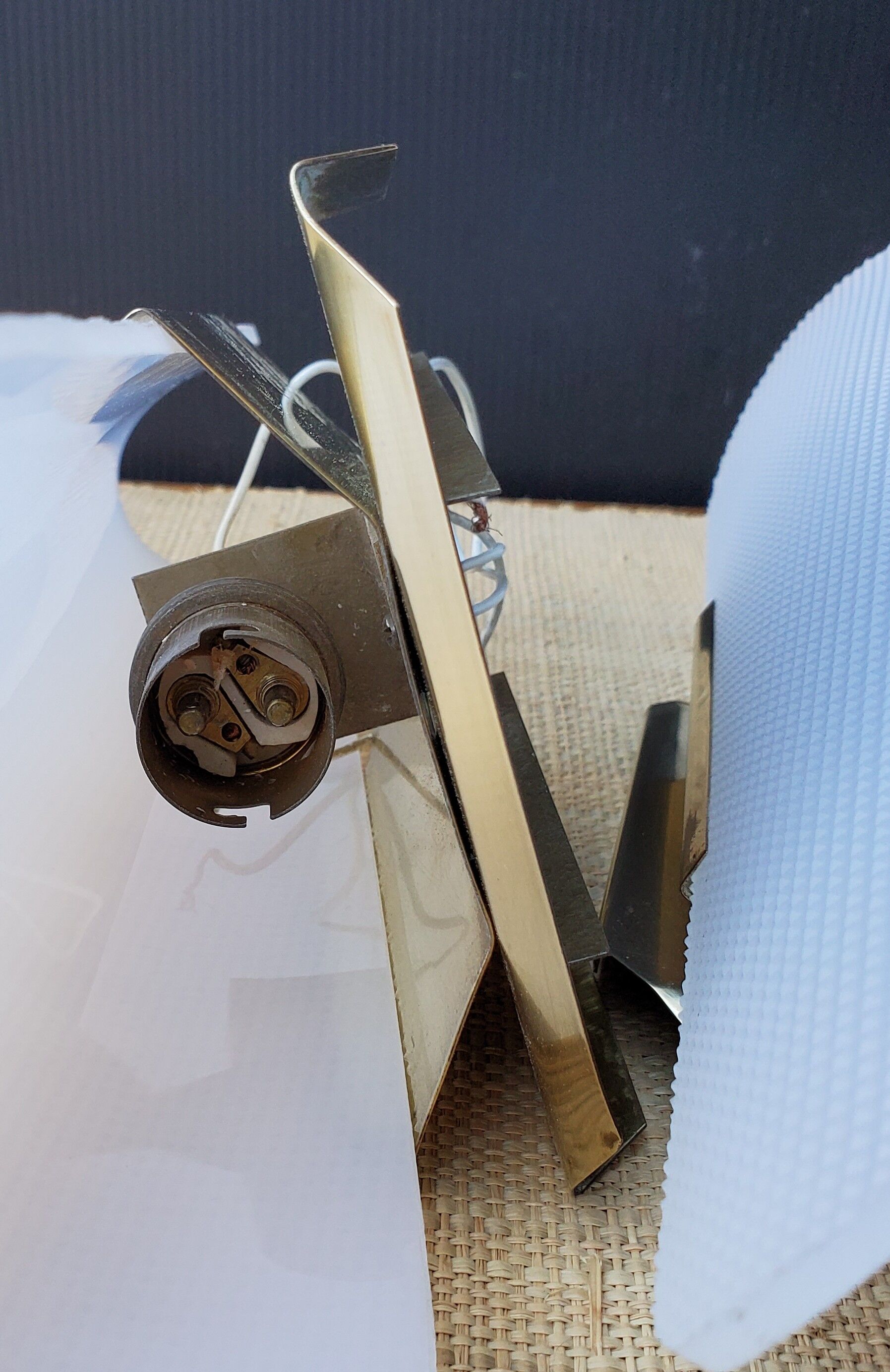 60s conical wall sconces