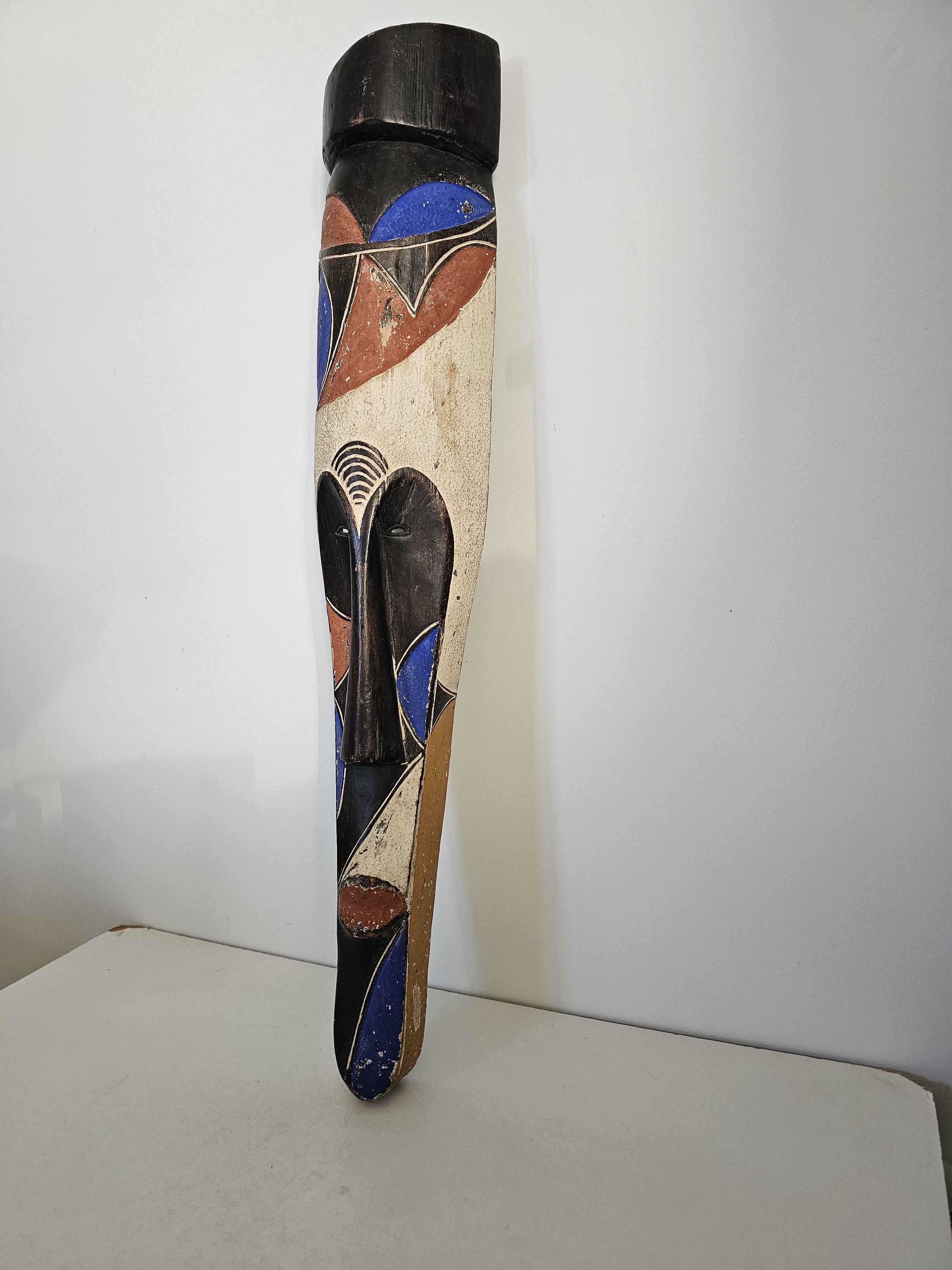 Grand decorative African mask Fang - Gabon - Tribal African art