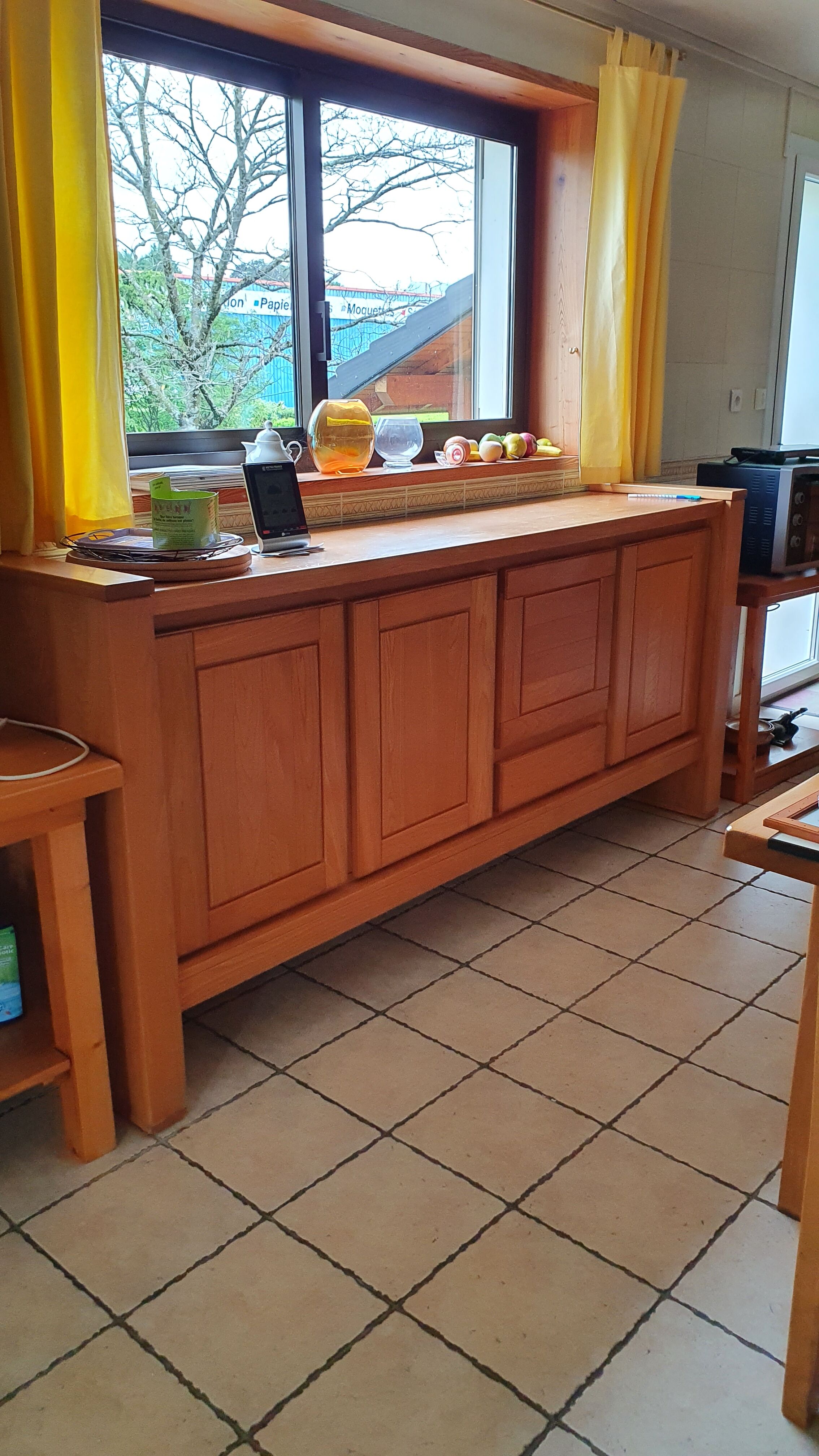 Brutalist 1970s sideboard