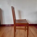 Suite 5 chaises 1950