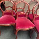 Set of Louis XV style chairs.