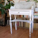Wood dressing table and marble