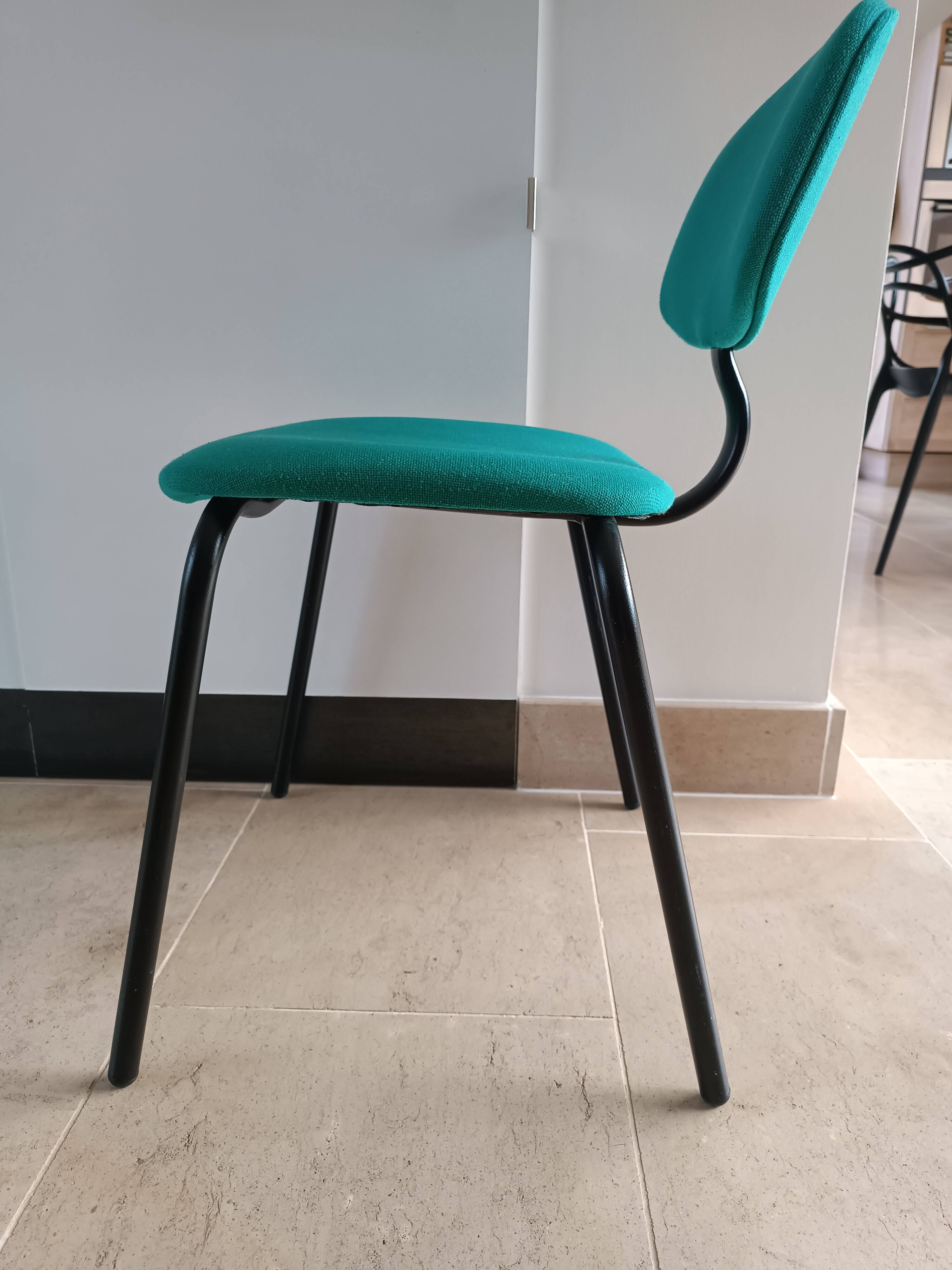 Strafor green chair, model 420-440