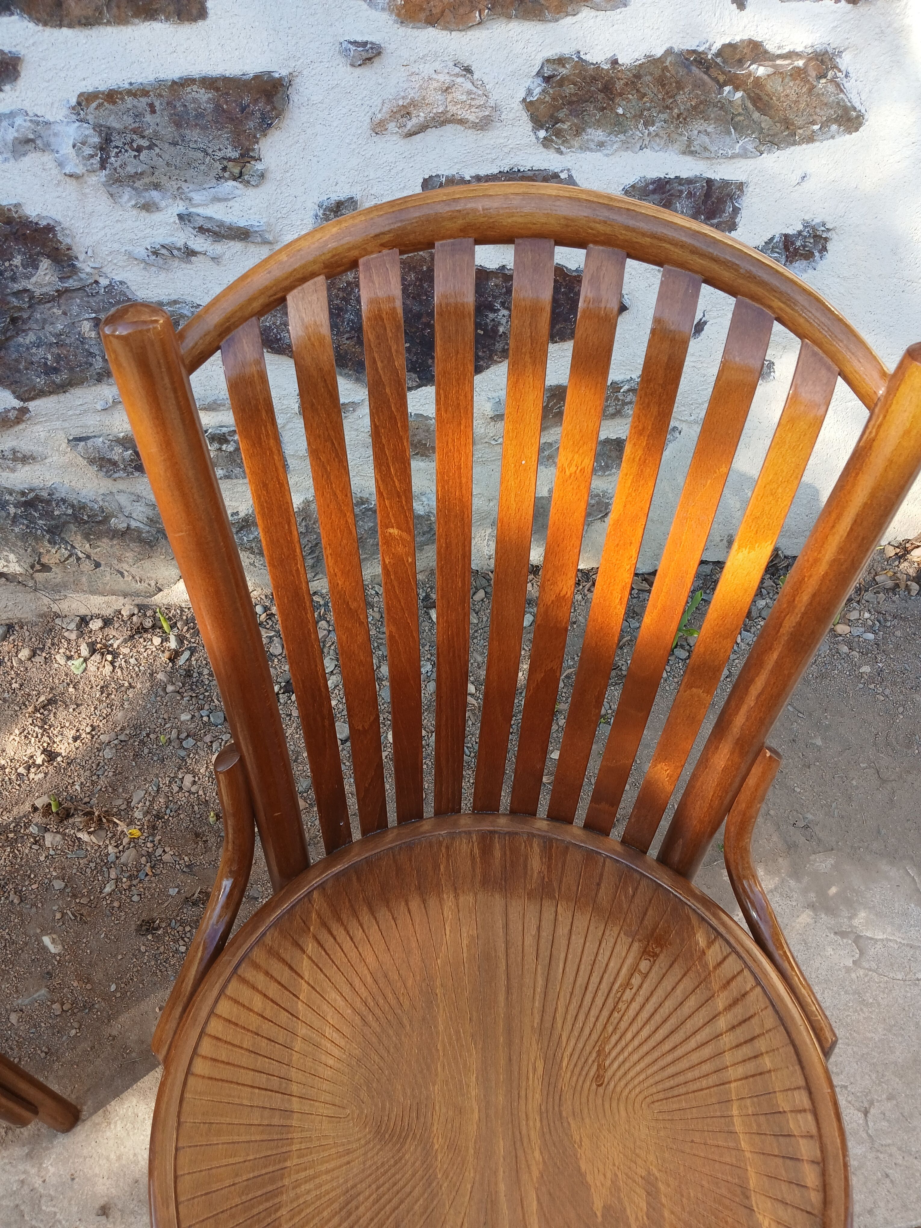 2 Thonet style bistro chairs