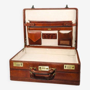 Partridge vintage leather briefcase