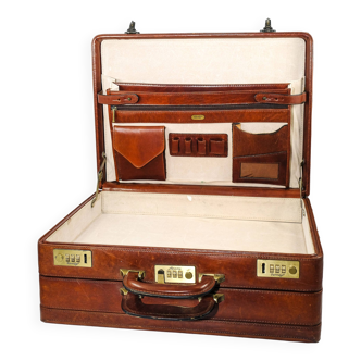 Partridge vintage leather briefcase