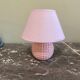 Vintage pink ceramic lamp