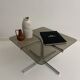 Vintage glass coffee table