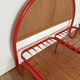 Bed Frame 160 Gae Aulenti Style Tubular Metal and Rattan, 1960s