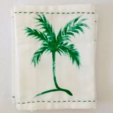 Hand-painted napkins palm tree 🌴