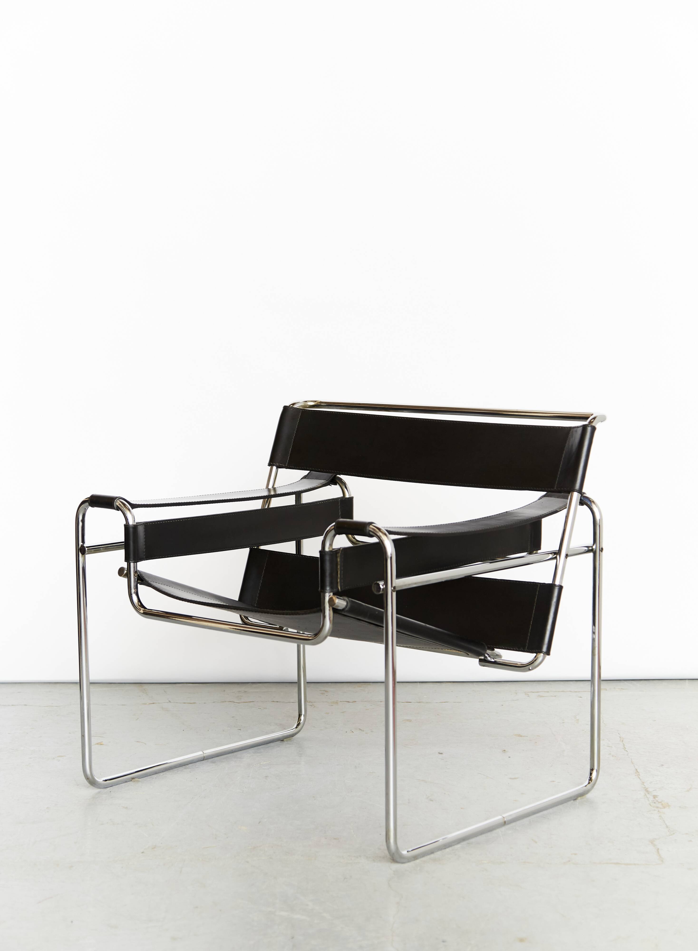 Marcel Breuer B3 "Wassily Chair" club armchair for Gavina