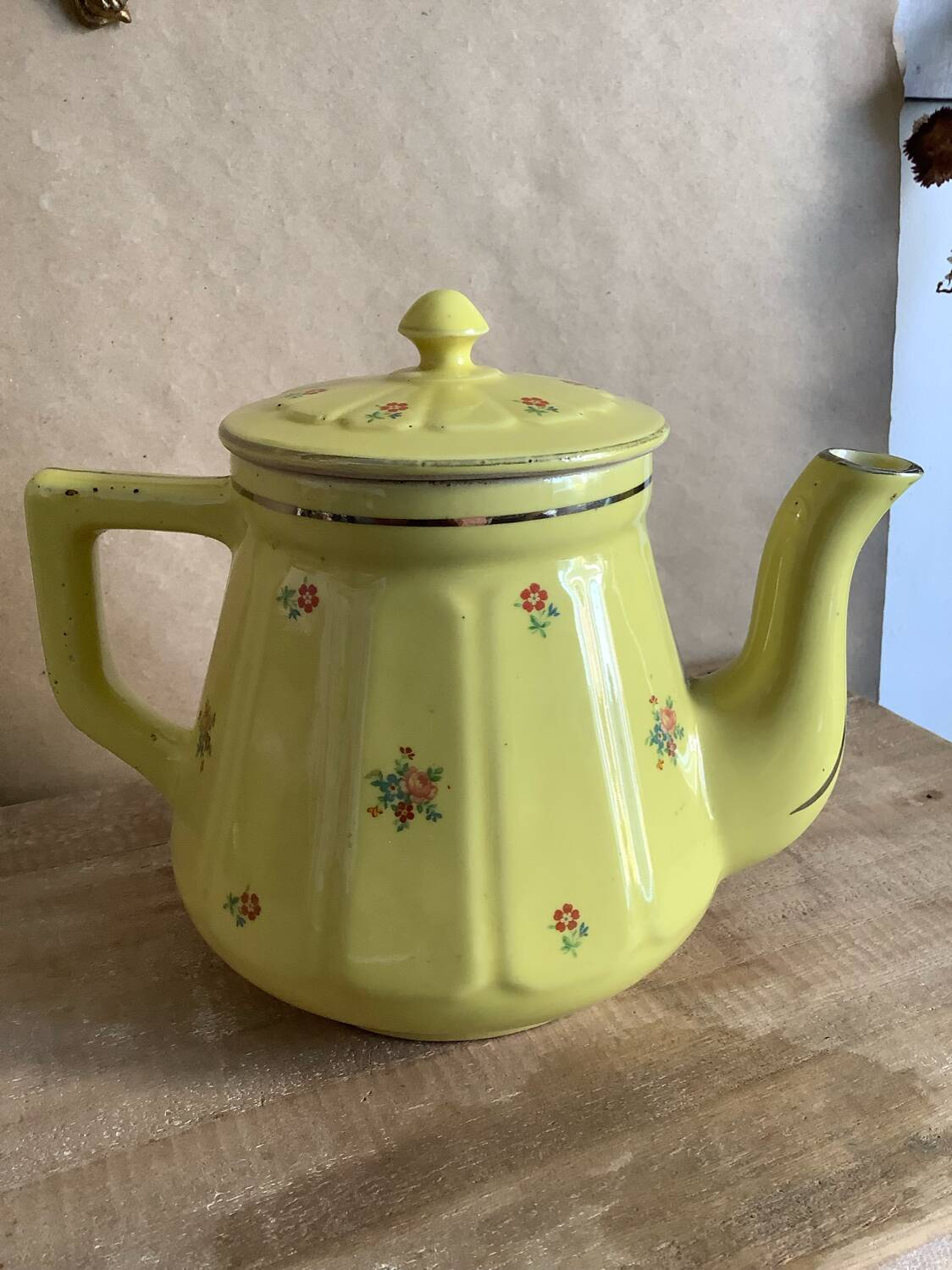 Yellow teapot