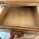 Vintage wooden secretary desk in the style of a professional piece of furniture