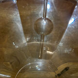 Hexagonal Crystal Bowl / Ashtray Art Deco Period