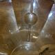 Hexagonal Crystal Bowl / Ashtray Art Deco Period