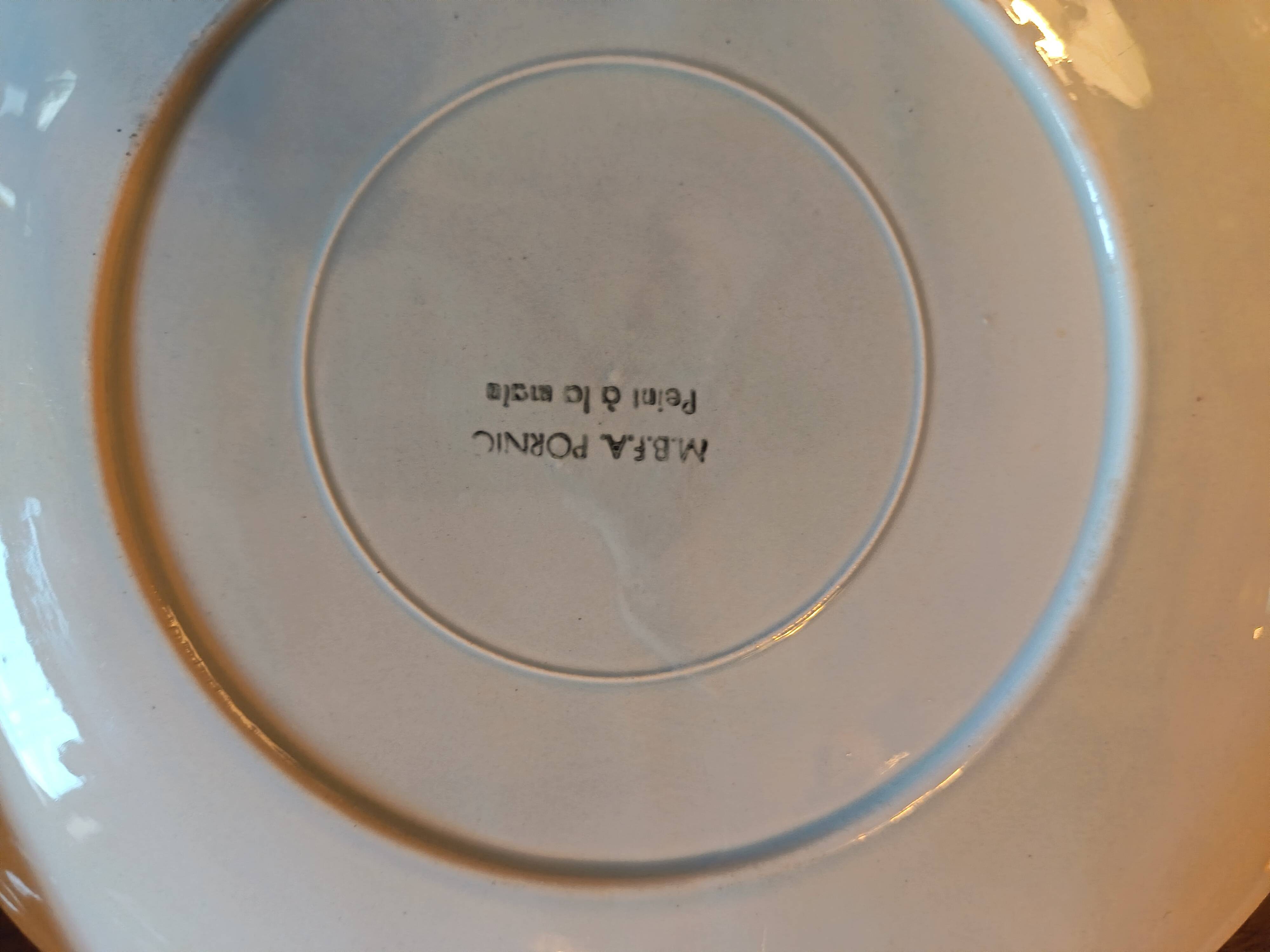 Pornic plates - 1950s-60s