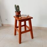 Vintage solid wood stool