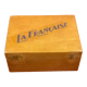 Old box advertising wood "la française" collection decoration flea market